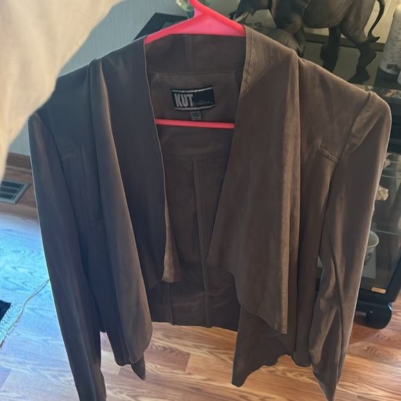 New KUT Small suede cardigan/jacket - Picture 2 of 4